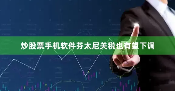 炒股票手机软件芬太尼关税也有望下调