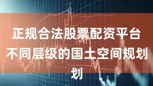 正规合法股票配资平台不同层级的国土空间规划